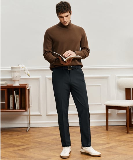 long pants slim straight casual /2color　SH2577
