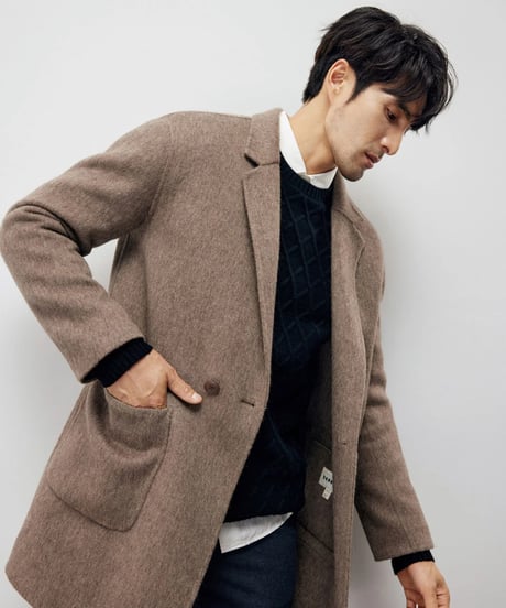 wool round neck sweater /2color　SH2211