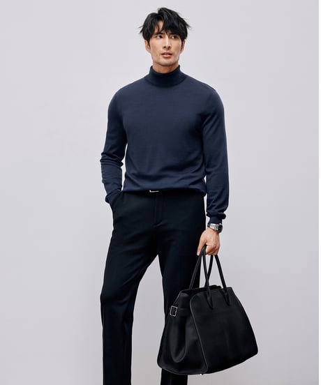slim warm casual pants /2color　SH2595