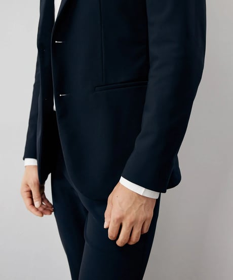 stretch slim single jacket /2color　SH2238