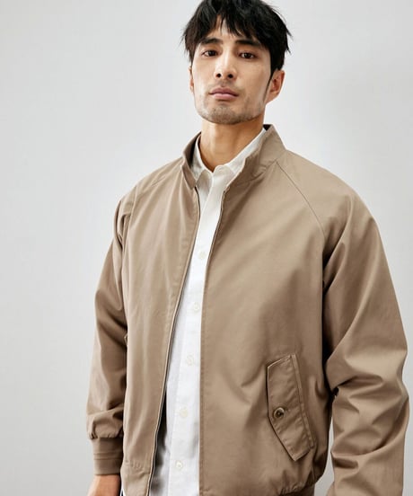 stand collar blouson jacket /2color　SH2273