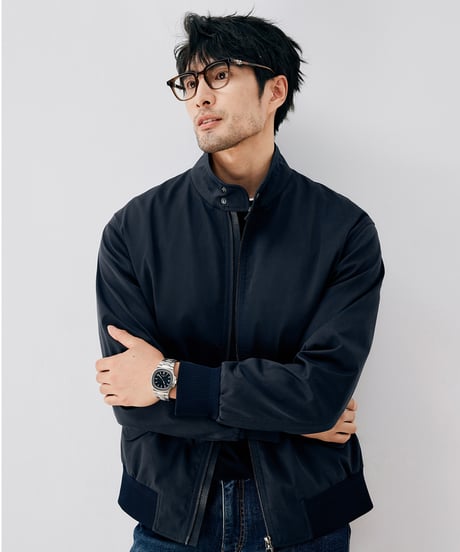 jacket with stand-up collar /2color　SH2672