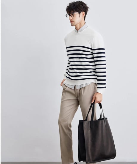 cotton single pleat casual pants　SH2299