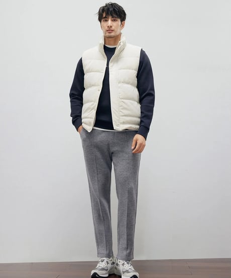 stand collar down vest jacket　SH2186