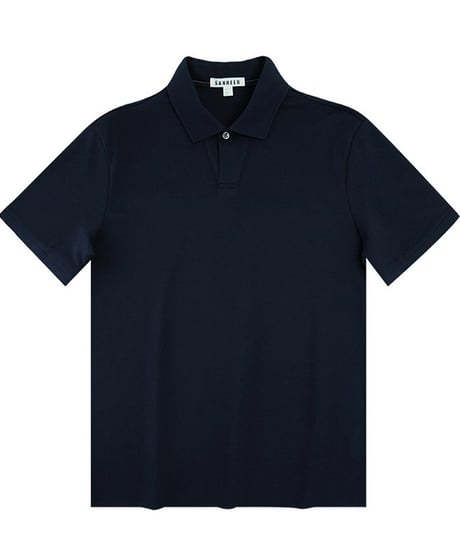mulberry silk slim polo shirt /3color　SH2556