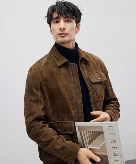 suede leather jacket　SH2181