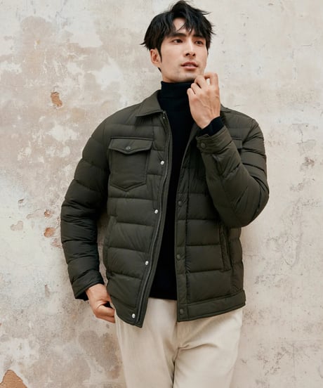 white goose down jacket /4color　SH2392