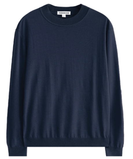 half turtleneck sweater wool 100% /7color　SH2675