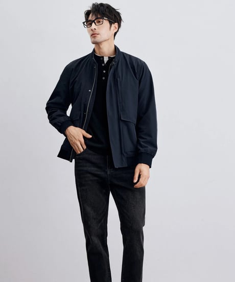 stand collar jacket easy care　SH2325