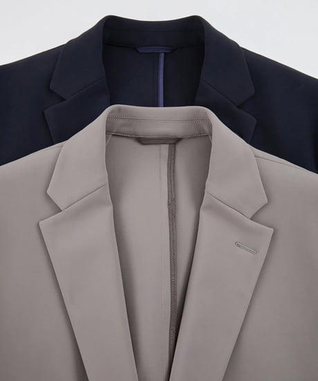 stretch slim single jacket /2color　SH2238
