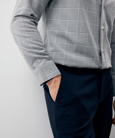 check shirt /2color　SH2241