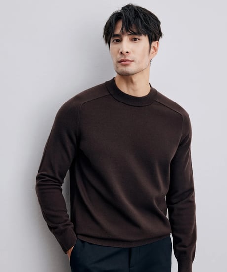 wool round neck sweater /3color　SH2348
