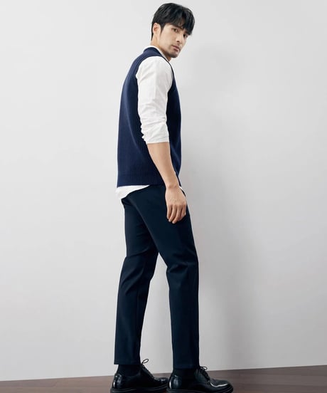 sweater sleeveless V neck wool /3color　SH2233