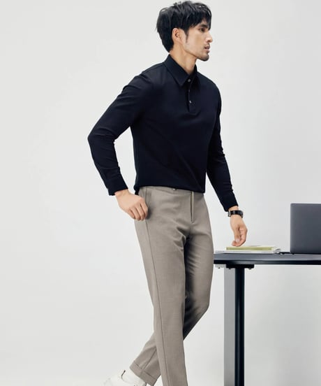 cotton piqué shirt /2color　SH2282