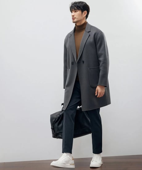 merino wool turtleneck sweater /3color　SH2196