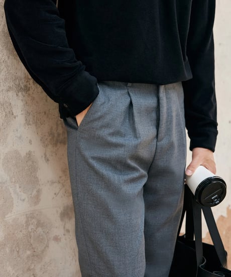 pile lapel shirt /2color　SH2385