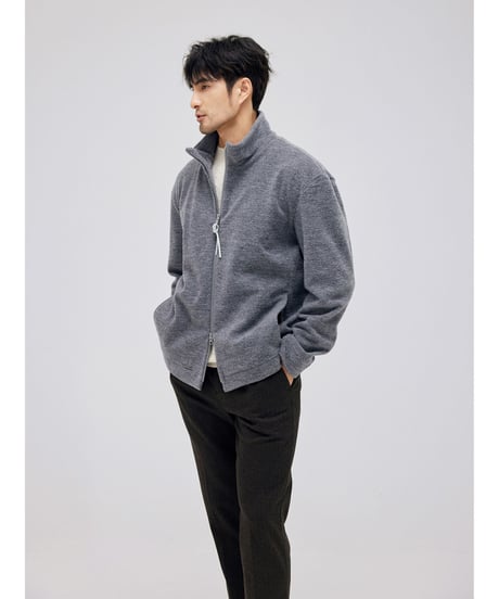 stand collar wool jacket /2color　SH2158