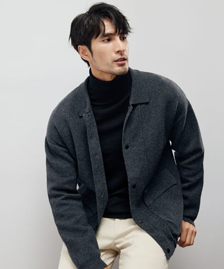cashmere wool knit jacket　SH2212