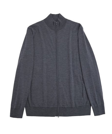 stand collar knit cardigan /2color　SH2449