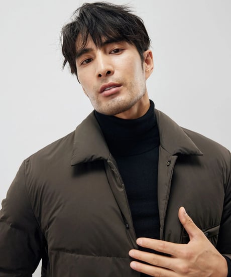 wool turtleneck sweater /4color　SH2213