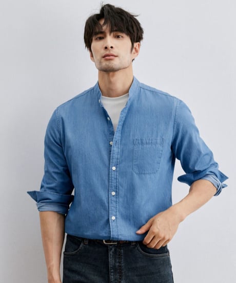 cotton denim shirt　SH2019