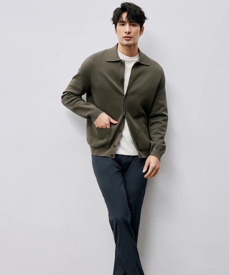 cotton knit cardigan jacket /2color　SH2463