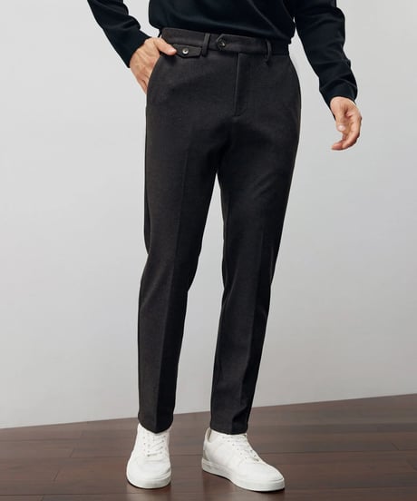 twill slim casual pants /2color　SH2207