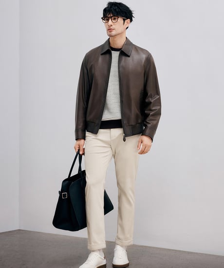 sheep leather jacket /2color　SH2677