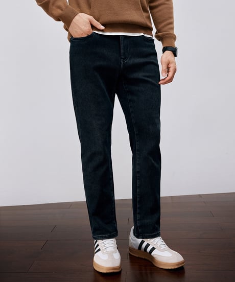 denim pants stretch slim straight fit　SH2579