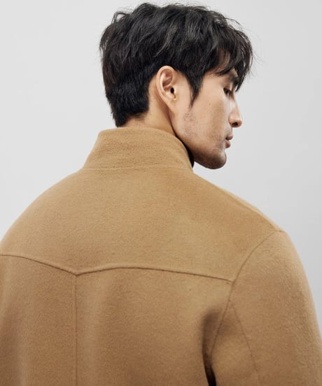wool stand collar jacket /2color　SH2218