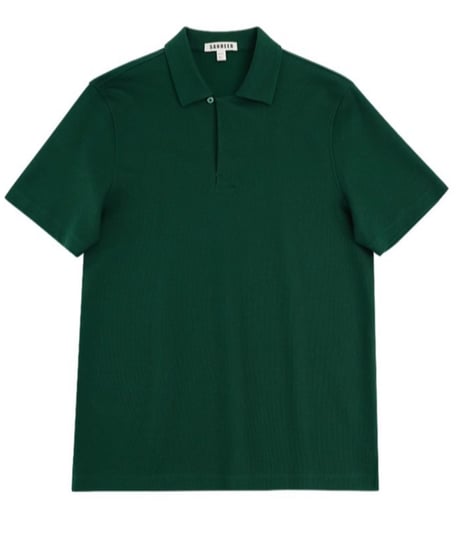 supima cotton lapel t-shirt /3color　SH2486