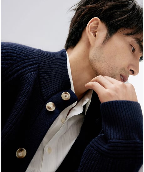 wool cashmere knit cardigan /2color　SH2164