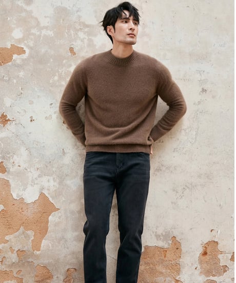 turtleneck sweater raccoon 100% /3color　SH2391