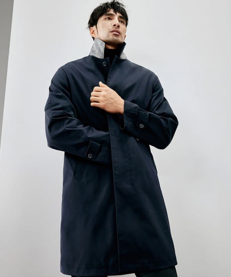 stencil collar coat /2color　SH2277