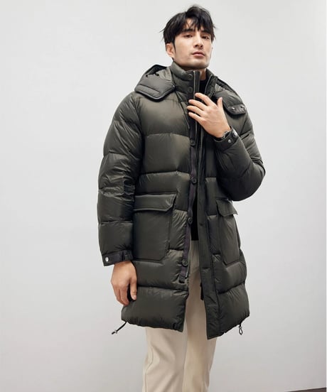 white duck down coat /2color　SH2189