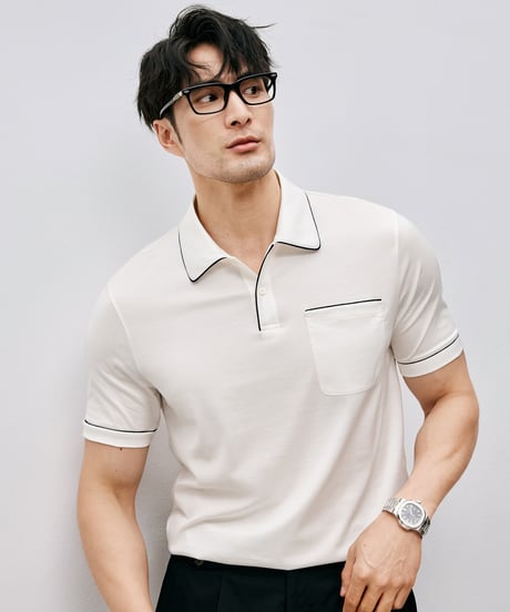 supima cotton polo shirt /2color　SH2545