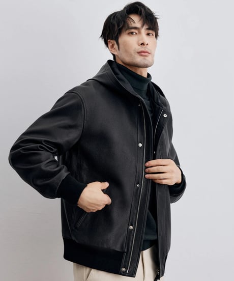 leather jacket sheepskin 100%　SH2327