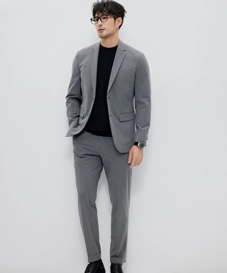 casual pants with single pleats /2color　SH2124