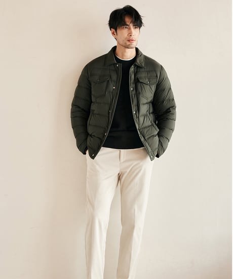 round neck sweater wool 100% /2color　SH2625