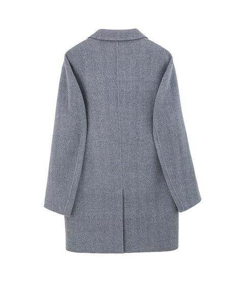 wool stand collar coat　SH2380