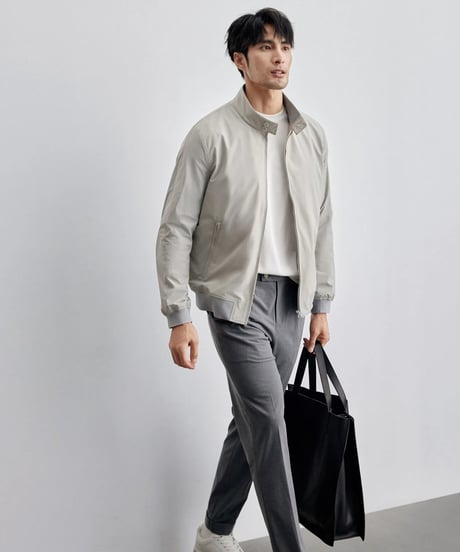 casual pants with single pleats /2color　SH2124