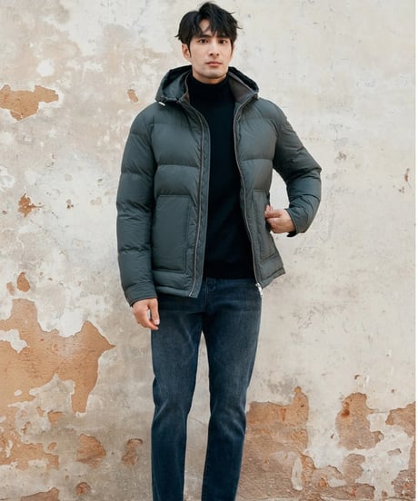 merino wool turtleneck sweater /4color　SH2386