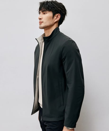 stand collar jacket /2color　SH2446