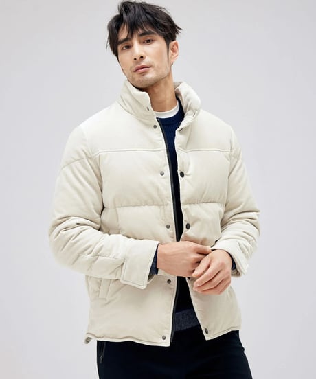 white duck down jacket　SH2157