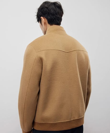 wool stand collar jacket /2color　SH2218