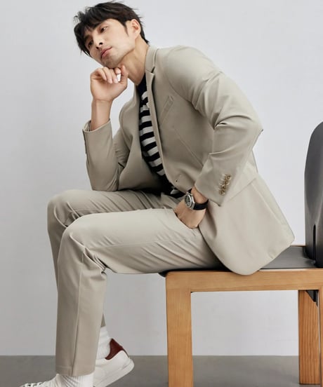 stretch slim casual pants /2color　SH2108