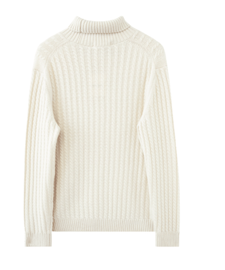 sweater turtleneck cashmere shirt /2color　SH2683