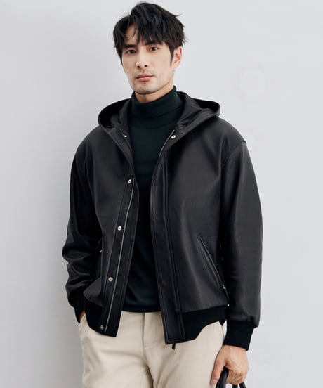 leather jacket sheepskin 100%　SH2327