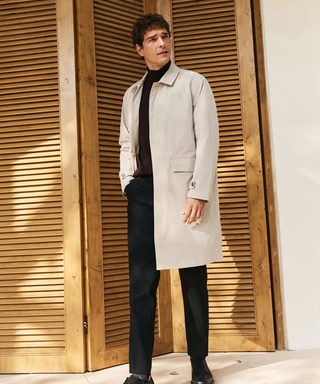 jacket lapel coat mid-length /2color　SH2578