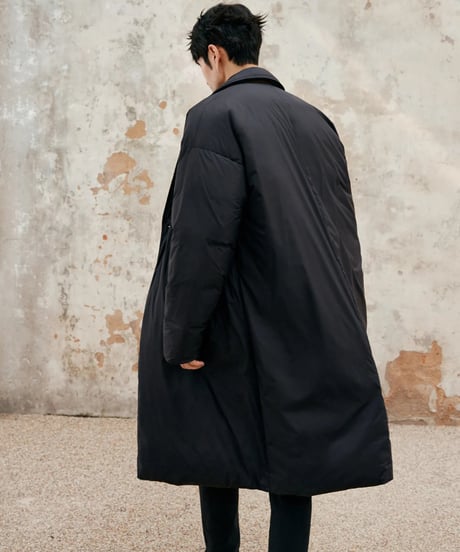 white goose long down jacket　SH2409